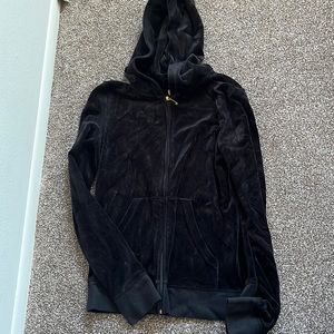 Juicy couture youth black zip up with hood
